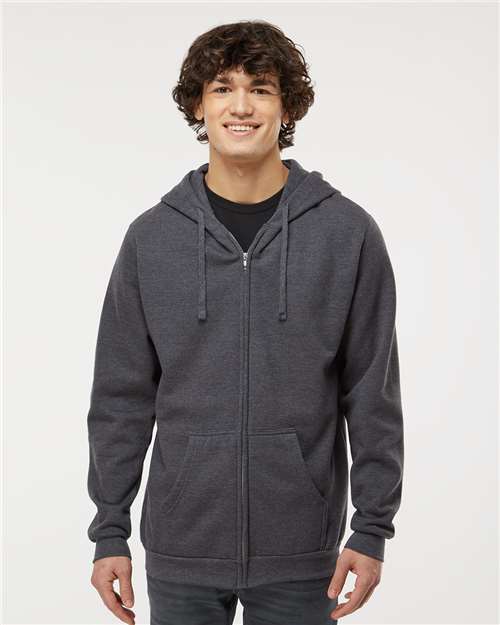 M&O - Unisex Zipper Fleece Hoodie - 3331