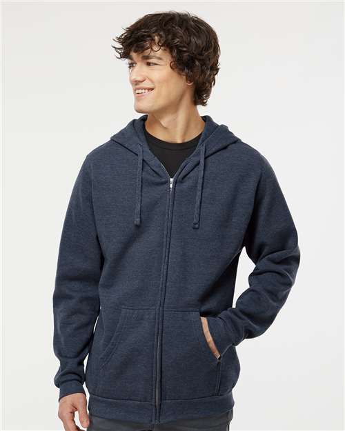 M&O - Unisex Zipper Fleece Hoodie - 3331