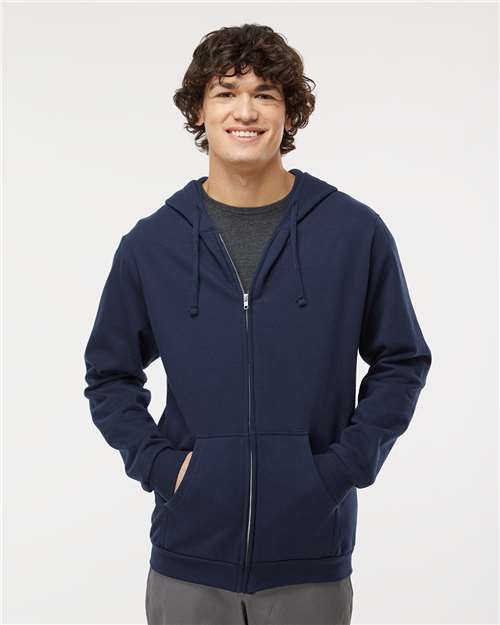 M&O - Unisex Zipper Fleece Hoodie - 3331