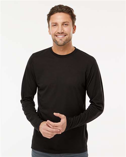 M&O - Poly-Blend Long Sleeve T-Shirt - 3520