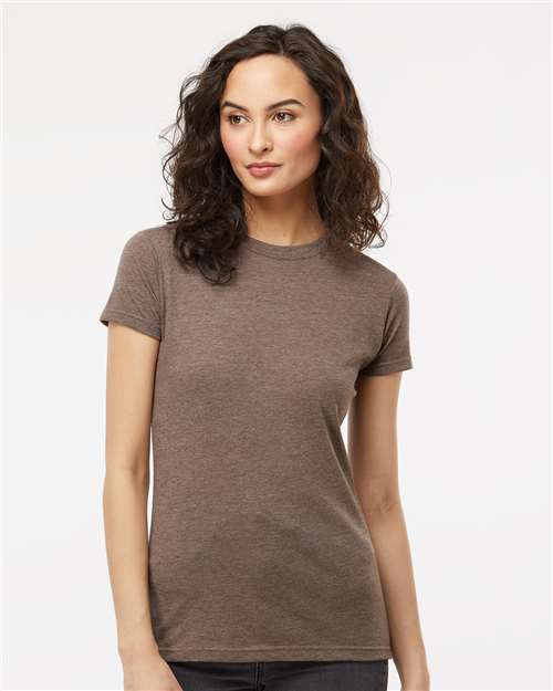 M&O - T-shirt Deluxe en mélange de coton pour femmes - 3540