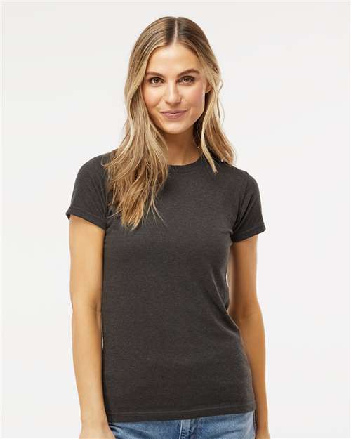 M&O - T-shirt Deluxe en mélange de coton pour femmes - 3540