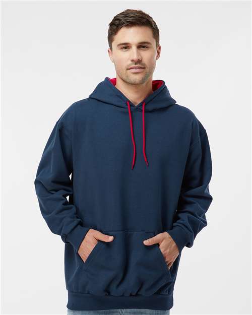 King Fashion - Two-Tone Hooded Sweatshirt - KF9041