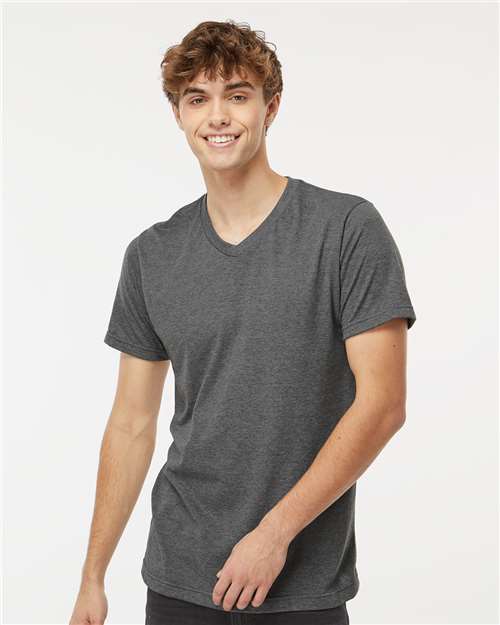 M&O - Deluxe Blend V-Neck T-Shirt - 3543