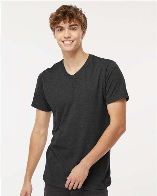 M&O - Deluxe Blend V-Neck T-Shirt - 3543