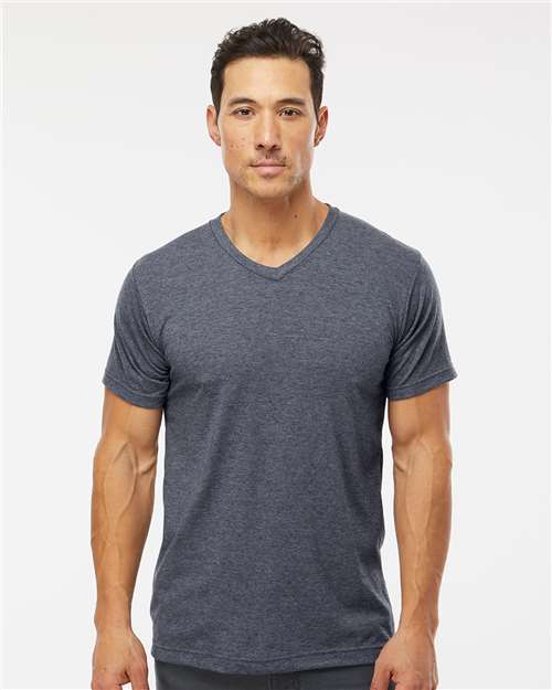 M&O - Deluxe Blend V-Neck T-Shirt - 3543