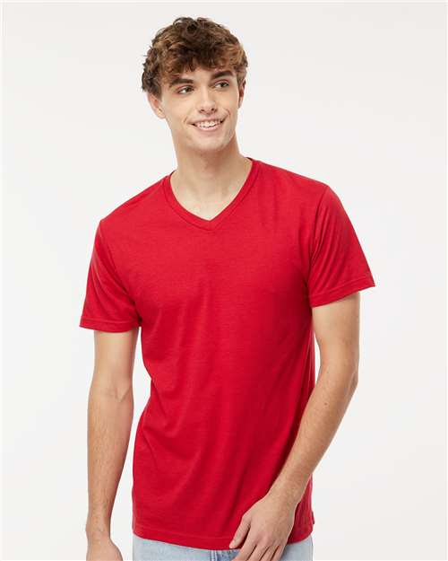 M&O - Deluxe Blend V-Neck T-Shirt - 3543