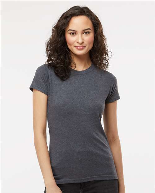 M&O - T-shirt en jersey fin pour femmes - 4513