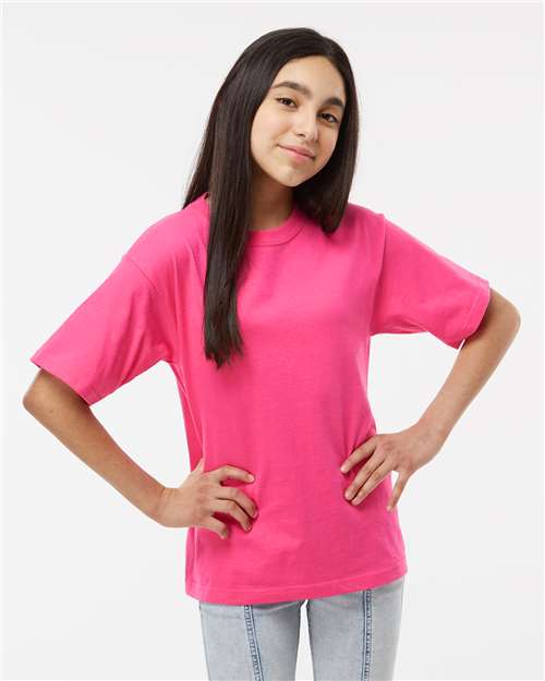 M&O - Youth Gold Soft Touch T-Shirt - 4850