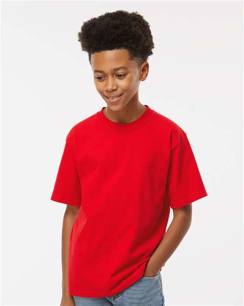 M&O - Youth Gold Soft Touch T-Shirt - 4850