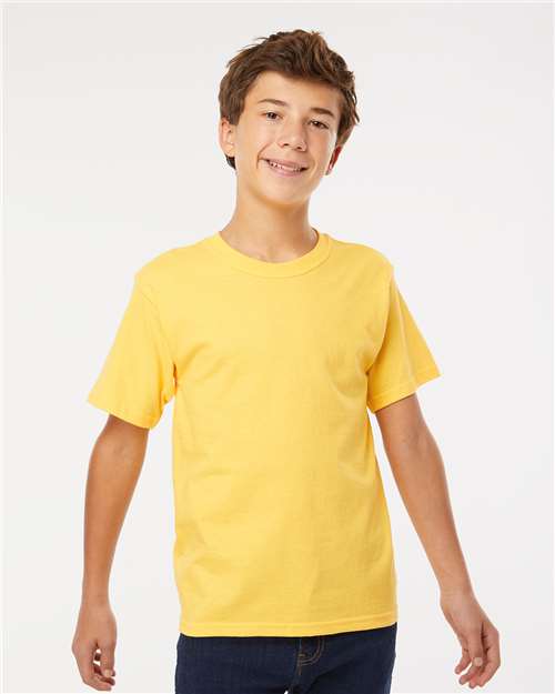 M&O - Youth Gold Soft Touch T-Shirt - 4850