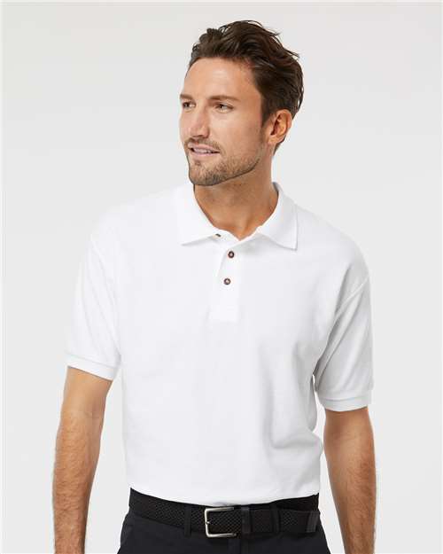 M&O - Ring-Spun Piqué Polo - 7002