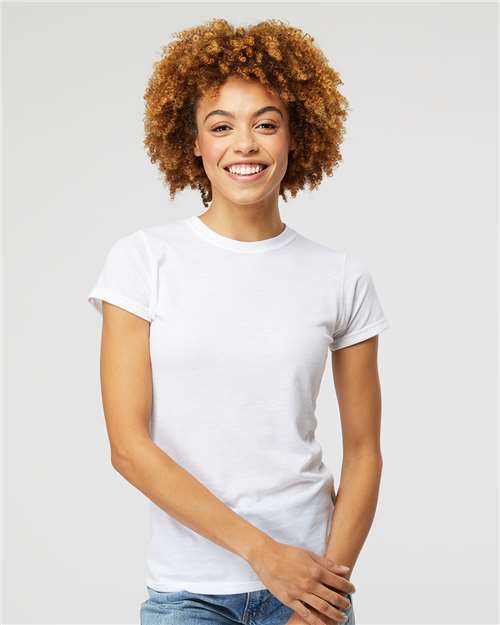 M&O - T-shirt Deluxe en mélange de coton pour femmes - 3540