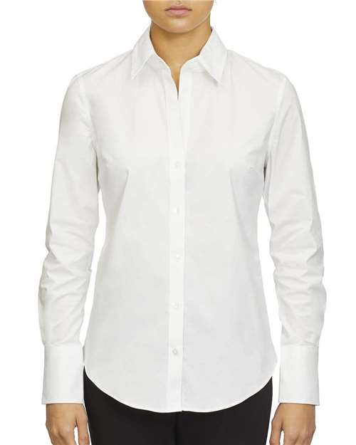 Calvin Klein - Blouse en coton extensible à M/L pour femmes - 18CC103