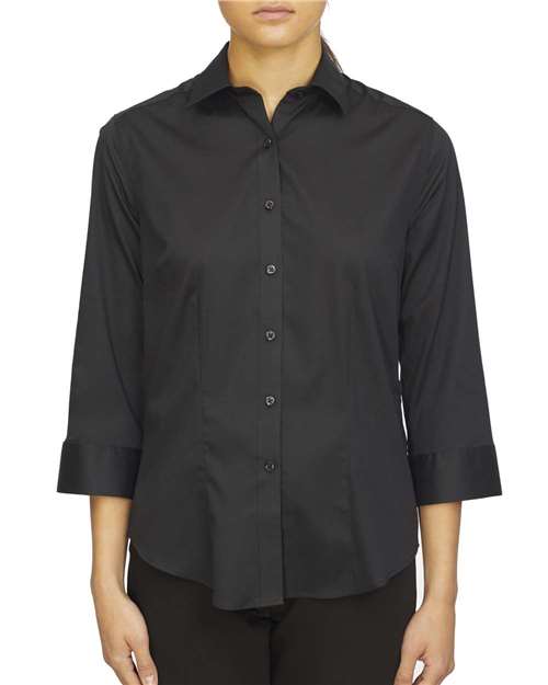 Van Heusen - Women's Three-Quarter Sleeve Twill Shirt - 18CV304