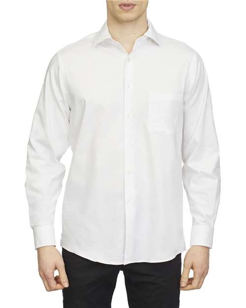 Van Heusen - Chemise extensible à M/L avec col souple pour hommes - 18CV315