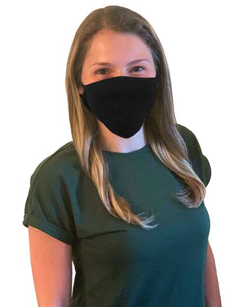 M&O - 100% Cotton Antimicrobial Triple Layer Adjustable Mask - 1004