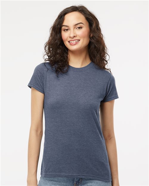 M&O - T-shirt en jersey fin pour femmes - 4513