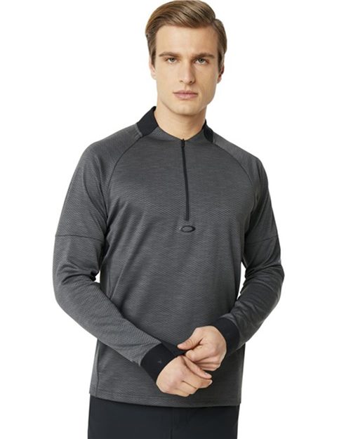 Oakley - Knockdown Mixed Fleece Quarter-Zip Pullover - 461724