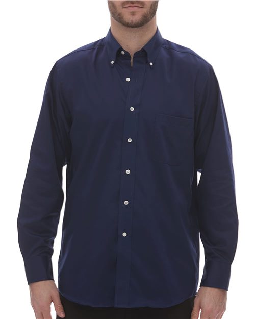 Van Heusen - Chemise en sergé à M/L pour hommes - 18CV521