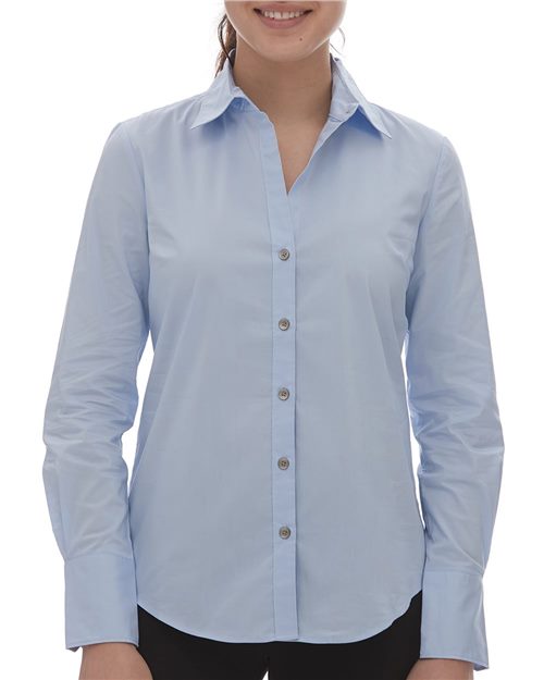 Calvin Klein - Women's Cotton Stretch Long Sleeve Shirt - 18CK018