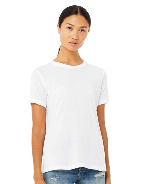 BELLA + CANVAS - Women’s Relaxed Fit Heather CVC Tee - 6400CVC